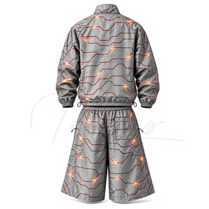 Ensemble de shorts coupe-vent de haute qualité pour fabricants, en matière optimale, personnalisable selon votre propre design - Product Image 2