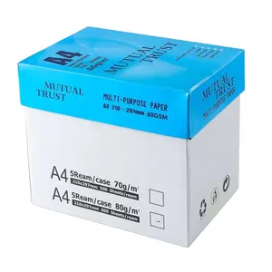 Ein weißes A4-Kopierpapier in Premium qualität 80 GSM Business School Office Verwendung Weißes Druck kopie papier