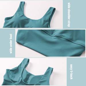 Soutien-gorge de sport Racerback rembourré pour femme, léger, respirant et réversible, idéal pour le yoga et la gym - Product Image 3