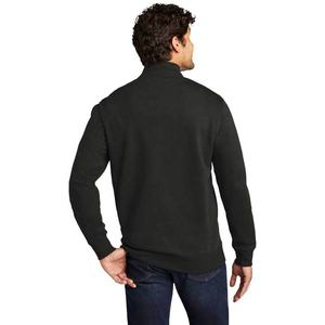 Sudadera con cremallera de cuarto de otoño e invierno para hombre, sudaderas con capucha de lana gruesa de Color sólido, jersey con capucha de talla grande para hombre - Product Image 5