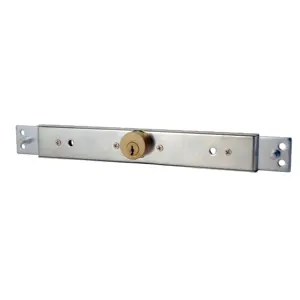 Top Durable High Secure Steel Case Brass Cylinder Brass keys Narrow Type manual rolling Shutter Garage Door Lock