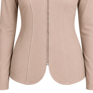 Veste d'équitation beige pour femme, blazer d'équitation sur mesure, manteau professionnel pour concours d'équitation, vente en gros personnalisée, mode - Product Image 5