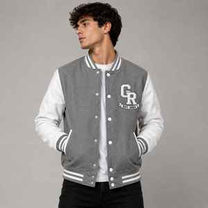 High Quality Men's Letterman Varsity <b>Jacket</b> Wool Body Genuine Wool Sleeves Winter Wear <b>Smart</b> Stylish <b>Jacket</b> OEM - Product Image 2