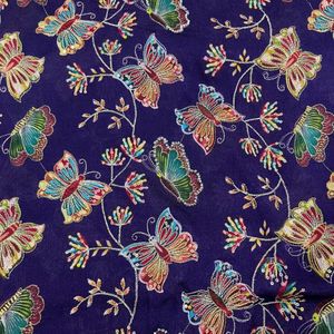 Premium position print with embroidery fabric is a modern textile designed for stylish fashion and <b>garment</b> collections This fabr - Product Image 4