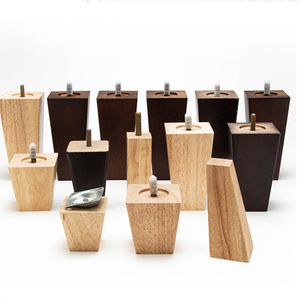 Heavy Duty Wooden <b>Sofa</b> <b>Legs</b> Solid Wood Square Furniture <b>Legs</b> for Cabinet Table OEM Manufacturer Solid Wood Square <b>Sofa</b> <b>Legs</b> - Product Image 3