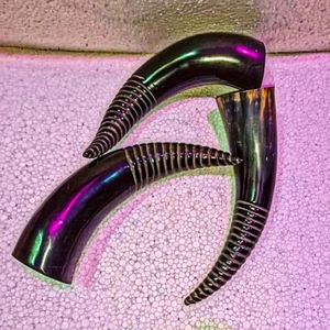 High Quality Polished Organic Ox Horn Viking Drinking Horn Religious Animal Style Custom Size Portable <b>Beer</b> Souvenir - Product Image 1