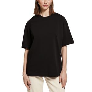 Camiseta Extra Grande de Algodón 100% Personalizada de Marca Privada para Mujer, Transpirable, con Peso Personalizado GSM - Product Image 4