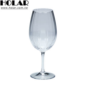 [Holar] Copas de Vino de Plástico Modernas, Resistentes a los Golpes, de 21 oz, Color Borgoña, Hechas en Taiwán, para Bodas, Aniversarios y Fiestas - Product Image 1