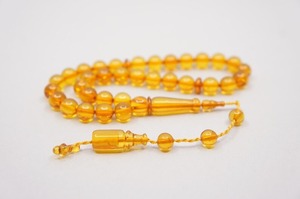 Rosario Islámico con Diseño de Ángel, Tasbih de Resina India Ecológico de Alta Calidad, 33 Cuentas, Empaquetado en Caja de Color - Product Image 5
