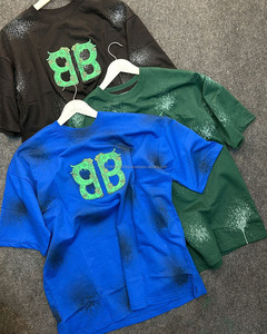 Camisetas de algodón con gráfico Vintage de talla grande para hombre de alta calidad, camiseta lisa con impresión Digital personalizada a granel - Product Image 2