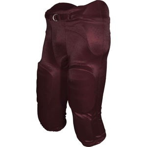 Mens <b>Padded</b> American Football Pants Polyester Athletic Practice Game Pants Buckle Closure Impact Protection Sports Training Wear - Product Image 2