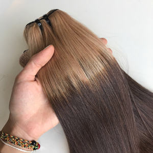 Lot de Cheveux Ombrés Café et Closure en Cheveux Humains Premium Super Double Drawn, Cheveux Vierges Bruts Vietnamiens, Livraison Rapide, Qualité Luxe - Product Image 1