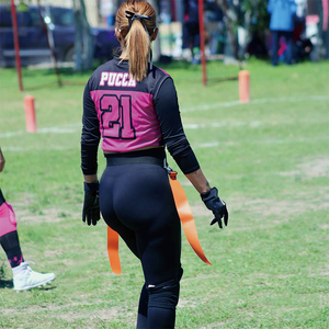 Cinturones de fútbol americano personalizados con hebillas de aire para adultos, cinturones de fútbol americano con banderas para la cintura - Product Image 6