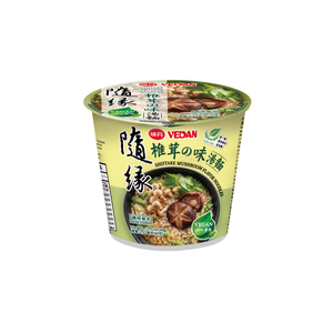Vedan Veggie ซุปก๋วยเตี๋ยวรสเห็ด CHOICE-SHIITAKE (ถ้วย) บะหมี่กึ่งสำเร็จรูป - Product Image 2