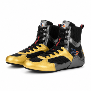 Zapatos de Boxeo de Alta Calidad con Construcción Duradera, Suela Flexible y Soporte Superior para el Tobillo, para Entrenamiento y Competencia - Product Image 3