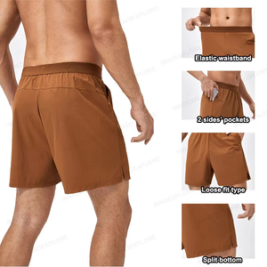 Pantalones Cortos Deportivos para Hombre, de Secado Rápido, de Nailon, para Correr, Elásticos, Casuales, para Entrenamiento Físico - Product Image 2