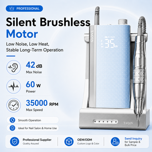 <span class=keywords><strong>Machine</strong></span> à <span class=keywords><strong>ongles</strong></span> professionnelle personnalisable avec logo, moteur sans balais 35000 tr/min, rechargeable, 60W, outil de polissage à poignée - Product Image 6