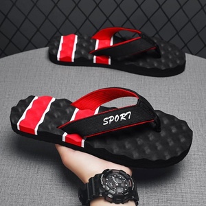 Tongs et claquettes tendance pour hommes, sandales décontractées d'été pour intérieur/extérieur, plage, avec semelle épaisse antidérapante en EVA - Product Image 5