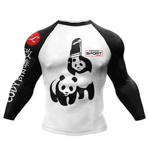 Rashguard de Jiu Jitsu y Muay Thai de Alta Calidad al por Mayor, Rashguard Deportivo de Compresión Personalizado de Manga Larga para Hombre, MMA, BJJ - Product Image 3