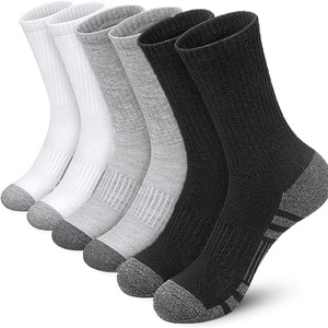 <b>Women's</b> Crew Athletic <b>Socks</b> White Spandex Striped Breathable Comfortable Daily Wear Mid-Calf Knitted CLASS 4 <b>Compression</b> Autumn - Product Image 6