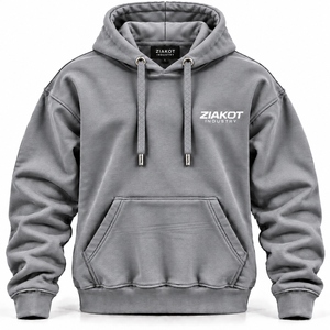 Custom Fleece Hoodie Wholesale Heavyweight Pullover Sweatshirt Custom Logo Hoodies ZIAKOT INDUSTRY Pakistan Manufacturer - Product Image 1