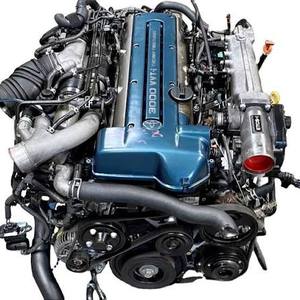 Motor 2JZ-GTE reconstruido con motor biturbo, transmisión GETRAG V161 de 6 velocidades, motor 2JZ de 3.0L de gasolina, ensamblaje de motor de 4 cilindros. - Product Image 3
