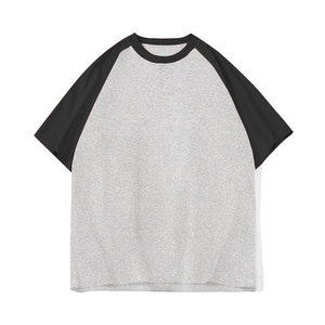 เสื้อยืดแขนสั้นผู้ชาย คอตตอนพรีเมียม คอกลม ลำลอง แขนสั้น ไม่มีลาย สกรีนโลโก้ได้ - Product Image 1