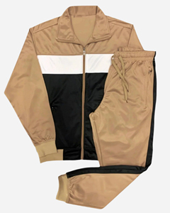 Classic Full Zip Casual Solid Eco-friendly <b>Track</b> <b>Jacket</b> and Jogging <b>Track</b> Pant Summer Breathable Sports Tracksuit Set - Product Image 2