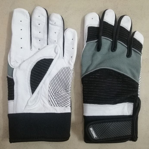 Gants de frappe de baseball en cuir/polyester/coton de haute qualité, respirants, ambidextres, pour adultes, sports - Product Image 4
