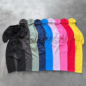 Conjunto Deportivo para Hombre, Sudadera Holgada con Hombros Caídos y Pantalones Deportivos de Felpa de Algodón Grueso - Product Image 6