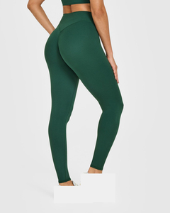High Waist Custom Logo Gym Fitness Sport Women's Yoga Pants Quick Dry <b>Nylon</b> Yoga <b>Leggings</b> for Women - Product Image 2