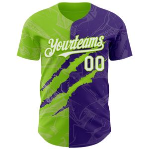 เสื้อเบสบอลแบบสั่งทำ OEM ปักลายสกรีนทั้งตัว กระดุมเต็มตัว ผ้าคอตตอนออร์แกนิค 100% คอวี ป้องกันแบคทีเรีย สำหรับทีม - Product Image 2