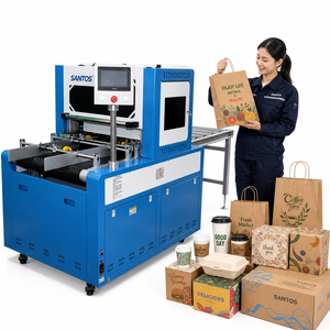 Machine d'impression industrielle ST700 pour sacs en papier à passage unique, encre à base d'eau, <span class=keywords><strong>imprimante</strong></span> pour sacs en papier kraft et boîtes alimentaires à emporter - Product Image 1