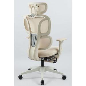 Sedia da Ufficio Ergonomica con Schienale Alto, Supporto Lombare Dinamico, Poggiatesta 2D, Braccioli 2D e Poggiapiedi - Product Image 6