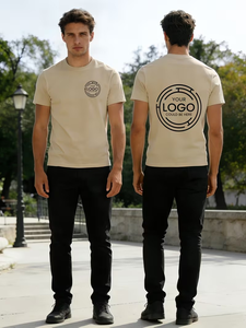 T-shirts personnalisés OEM/ODM imprimés en sérigraphie pour hommes – Coton premium 100 % respirant, anti-plis, séchage rapide, écologique, coupe oversize - Product Image 3