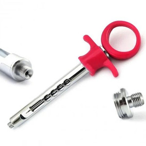 Seringues dentaires aspirantes personnalisées à 7 pièces avec poignée annulaire en acier inoxydable, équipement dentaire de classe I, manuel - Product Image 5