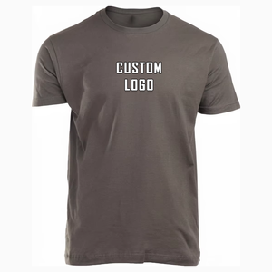 Camiseta de Manga Corta con Cuello Redondo de Algodón Unisex, Suministro Directo de Fábrica, 180g, Ecológica, con Logotipo Bordado Personalizado - Product Image 4