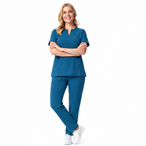 Tenue Médicale Personnalisée pour Médecins et Infirmières – Ensemble Blouse et Pantalon Unisexe pour Hôpitaux et Soins de Santé – Vente en Gros Fabricant - Product Image 5
