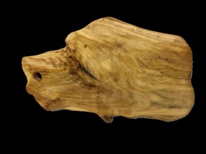 Tabla de Cortar de Madera Rectangular con Asa, Tabla de Cocina de Madera Natural de una Sola Pieza - Product Image 5
