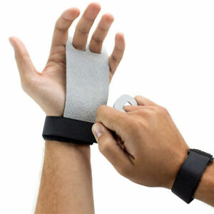 Poignées de musculation en cuir personnalisées pour la musculation et le fitness, avec logo personnalisé, couleur noire, fabrication OEM acceptée. - Product Image 2