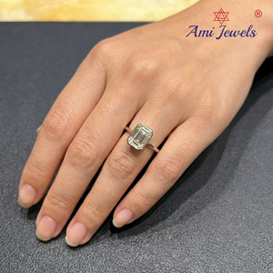 Bague solitaire de luxe en platine PT950 avec diamant taille émeraude 3 carats certifié IGI – Idéale pour fiançailles, mariage ou comme cadeau – Haute caratage - Product Image 1