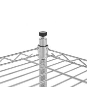 Scaffale in Ferro Cromato a 5 Ripiani per Garage 180*90*35 Chrome RT - Product Image 3