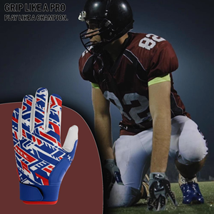 New Best Quality American Football Gloves for Men and Customized Logo Quick Dry American Football Gloves - Product Image 4