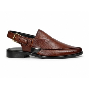 New Design LEATHER STUDIO Peshawari Chappal <b>Clogs</b> Slip-On Open/Peep 100% Genuine Leather Handmade Light Weight All Seasons - Product Image 6