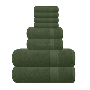 Toallas de Baño de Algodón de Secado Rápido Bordadas para Uso Comercial, 600 GSM, Juego de Toallas para Spa y Restaurante a Precio de Mayoreo - Product Image 1