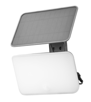 Lámpara Solar de Pared con Sensor de Movimiento, Carcasa Impermeable de ABS+PC, Panel Solar Ajustable, Lámpara LED de Seguridad para Jardín Exterior