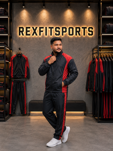 REXFIT SPORTS 2026 Ensemble court personnalisé en nylon pour homme, vêtements de sport légers, survêtement deux pièces, veste et short, streetwear - Product Image 2