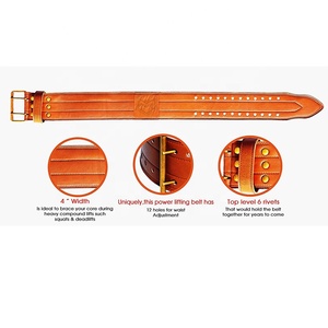 Nouvelle arrivée, ceinture de musculation personnalisée de 5 mm d'épaisseur, boucle à double pointe, ceinture de compétition de musculation, ceinture de gym en gros, équipement de fitness personnalisé - Product Image 4