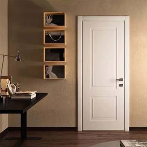 Puerta Interior de Madera MDF Sólida con Acabado Minimalista, Personalizada por el Fabricante, Insonorizada y Resistente al Agua, para Dormitorio, Comedor u Hospital - Product Image 3