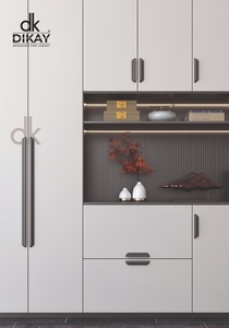 DIKAY Aluminum Alloy Bar Cabinet Handles Minimalist Design Durable for Kitchen <b>Drawer</b> Wardrobe Door Hardware - Product Image 4